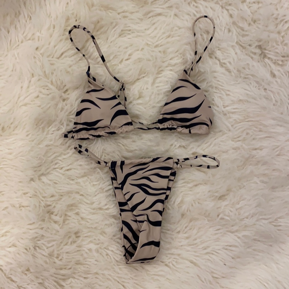 Animal print bikini